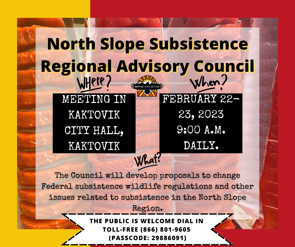 North Slope Subsistence RAC meeting
